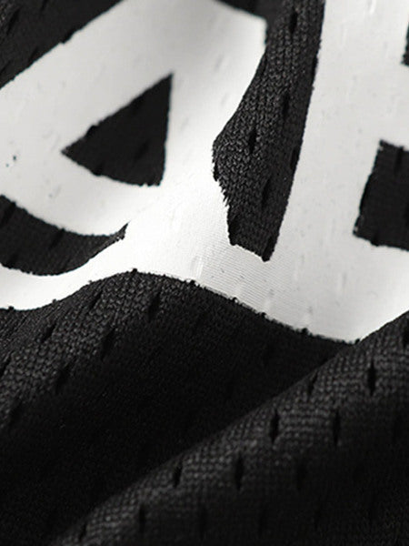 American Retro Stitch Mesh V-Neck No. 23 Sports Jersey – Lightweight Athletic Tee for Men & Women