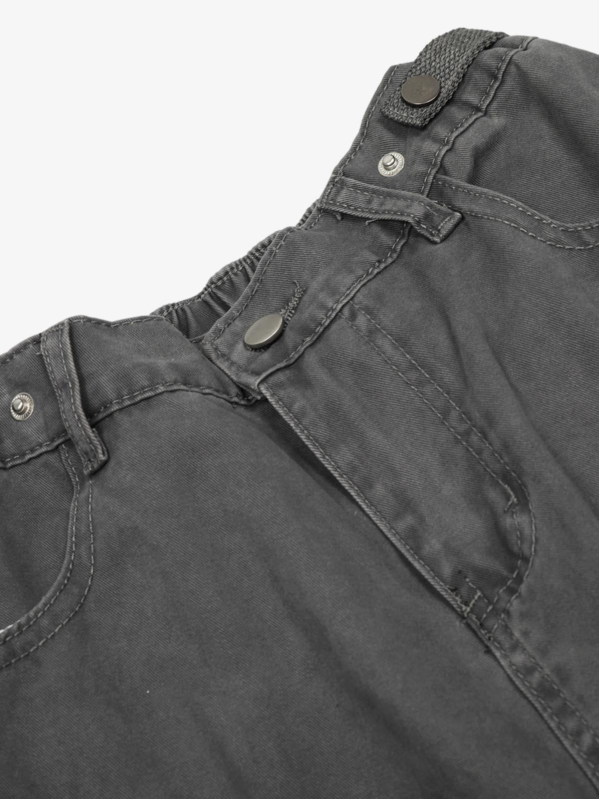 Men’s Utility Cargo Pants with Adjustable Ties – Functional Streetwear for Spring to Fal