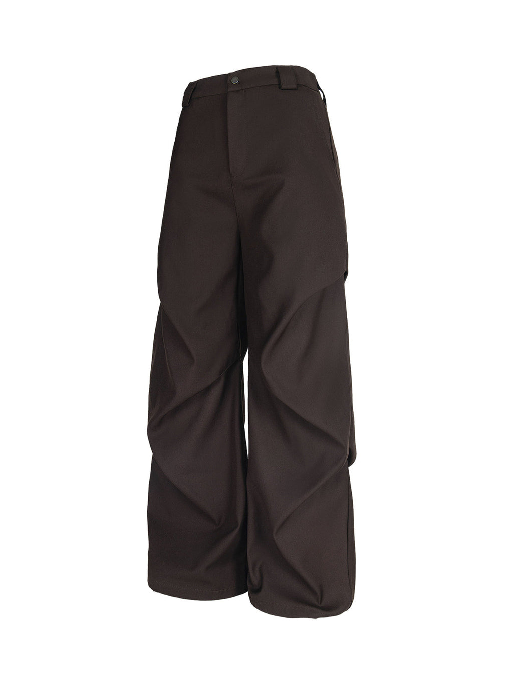 Men’s High-Waist Wide-Leg Trousers with Pleated Front and Side Pockets – Comfortable Everyday Wear