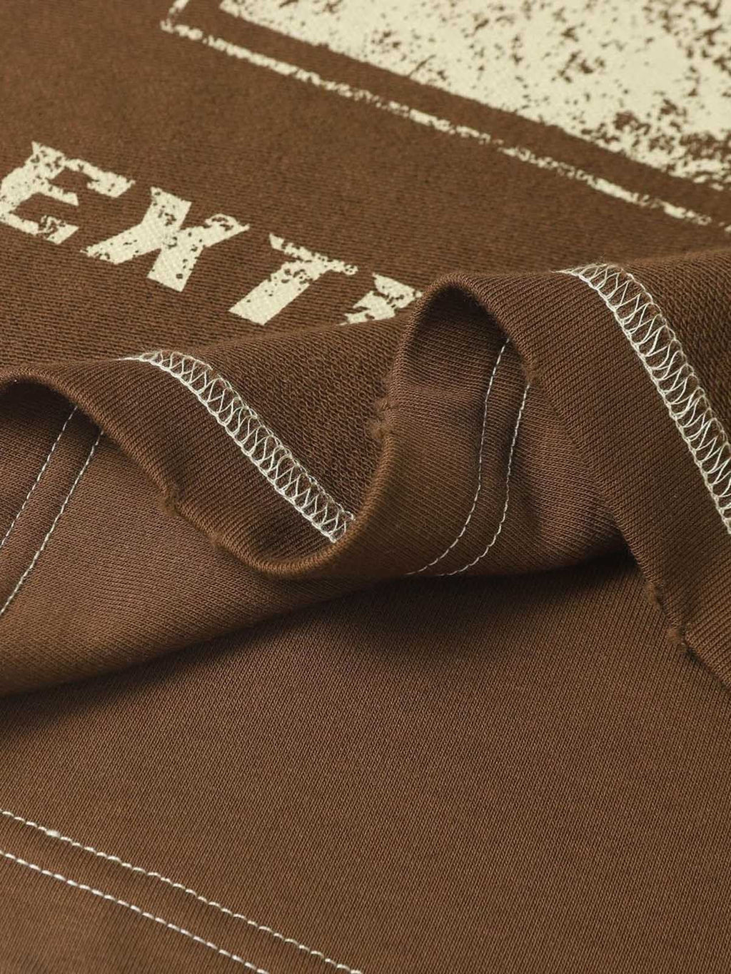 Distressed Graphic T-Shirt for Men – Casual Sporty Streetwear Tee for Spring and Summer