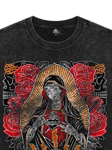 Vintage-Inspired Graphic T-Shirt with Car Illustration – Casual Cotton Streetwear Tee for Spring and Summer