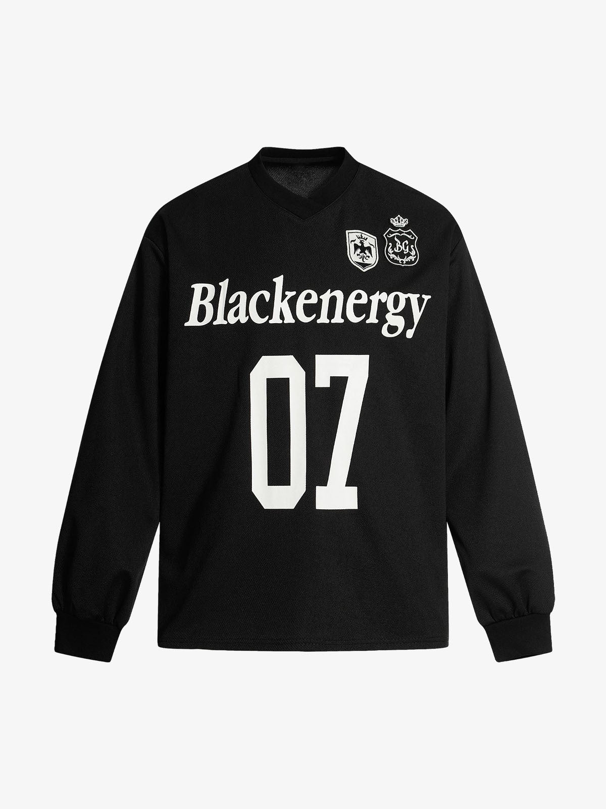 Red Long Sleeve Sports Jersey with Bold Number and Logo – Athletic Team Tee for Fall and Winter