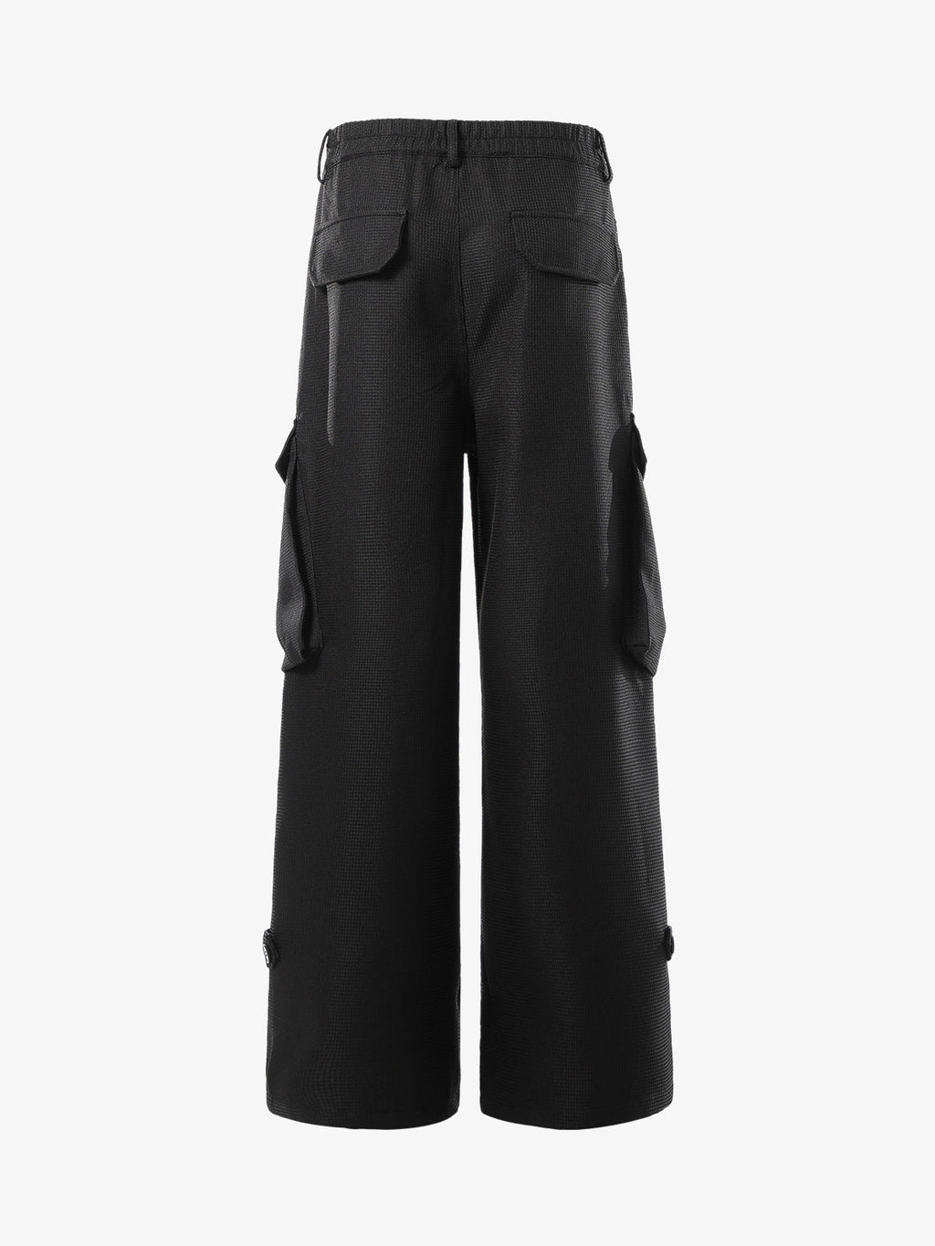 High-Waist Black Trousers with Crystal Waistband – Chic Office & Casual Pants for Fall/Winter