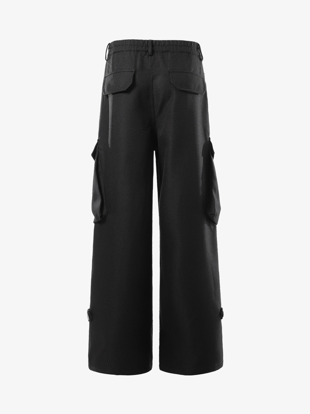 High-Waist Black Trousers with Crystal Waistband – Chic Office & Casual Pants for Fall/Winter