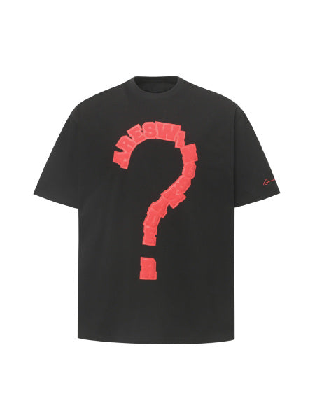 Question Mark Graphic T-Shirt for Men – Casual Streetwear Cotton Tee for Spring and Summer