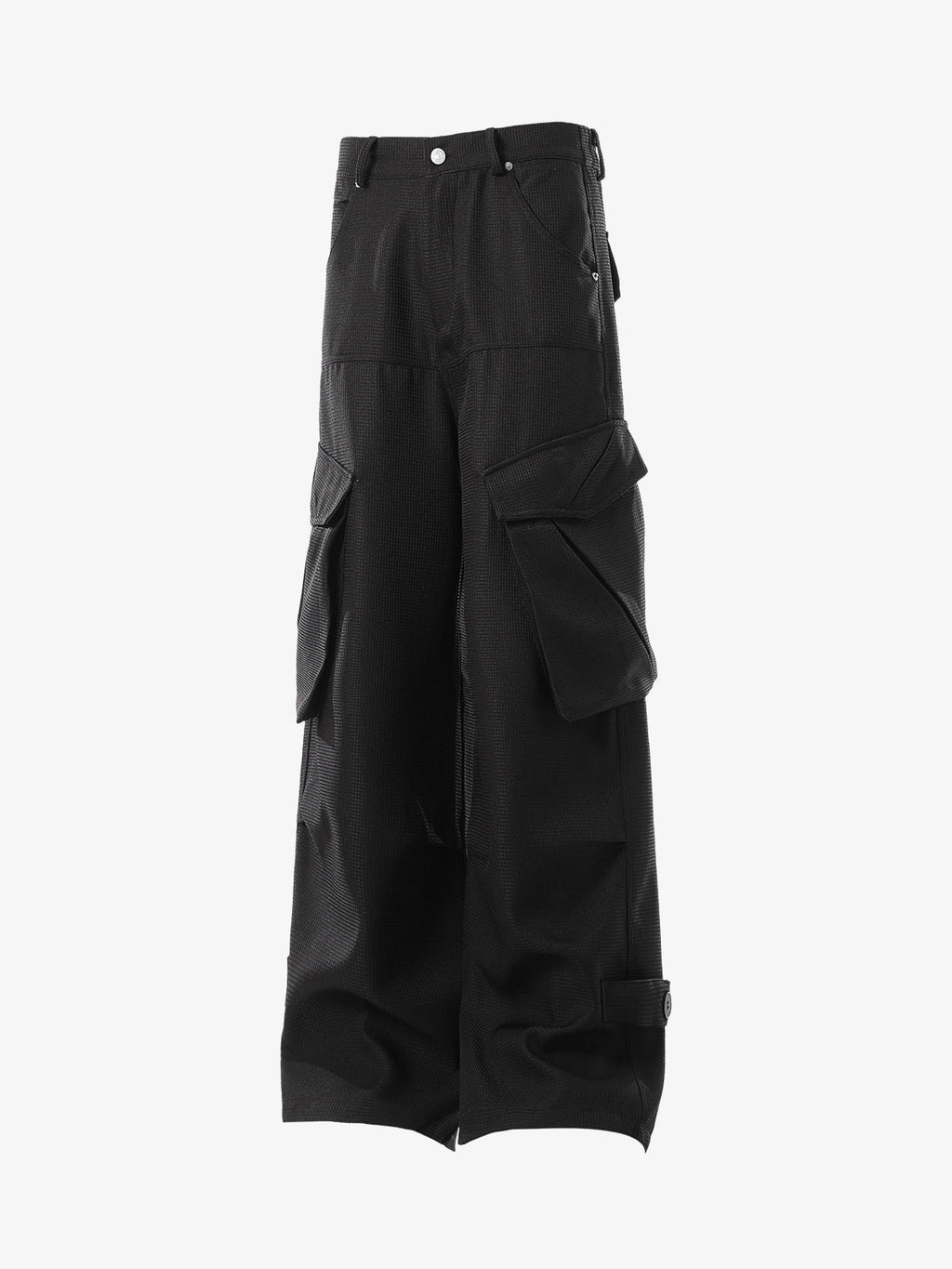 High-Waist Black Trousers with Crystal Waistband – Chic Office & Casual Pants for Fall/Winter