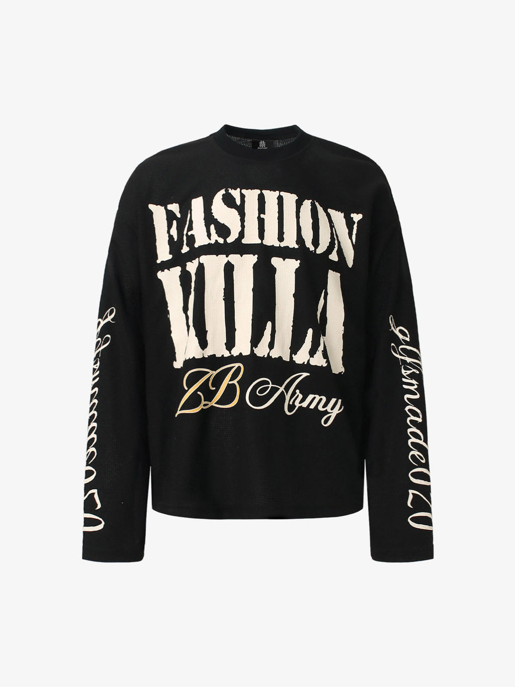 Graphic Print Long Sleeve Top – Casual Streetwear Tee for Men and Women
