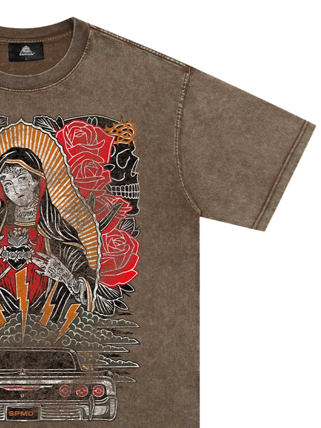 Vintage-Inspired Graphic T-Shirt with Car Illustration – Casual Cotton Streetwear Tee for Spring and Summer