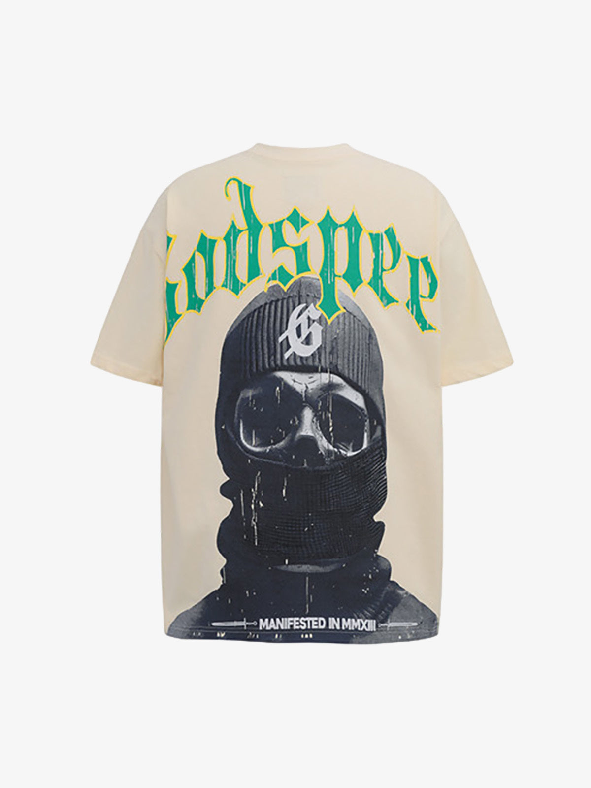 Graphic Skull T-Shirt for Men – Casual Cotton Streetwear Tee for Spring and Summer