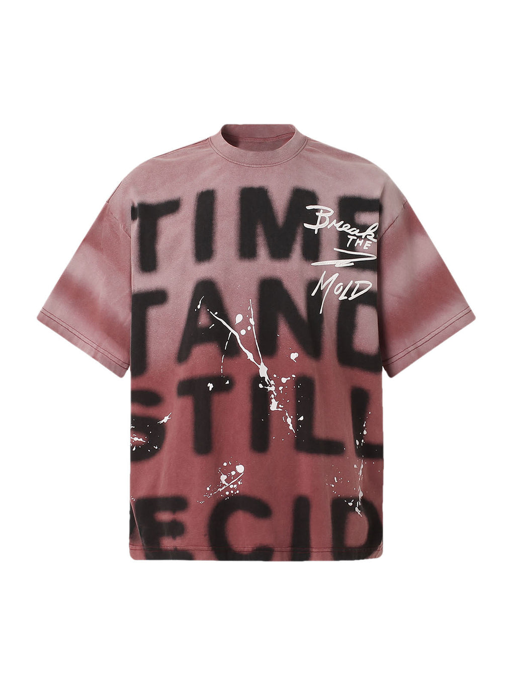 Tie-Dye Graphic T-Shirt – Casual Cotton Blend Short Sleeve Tee for Men and Women