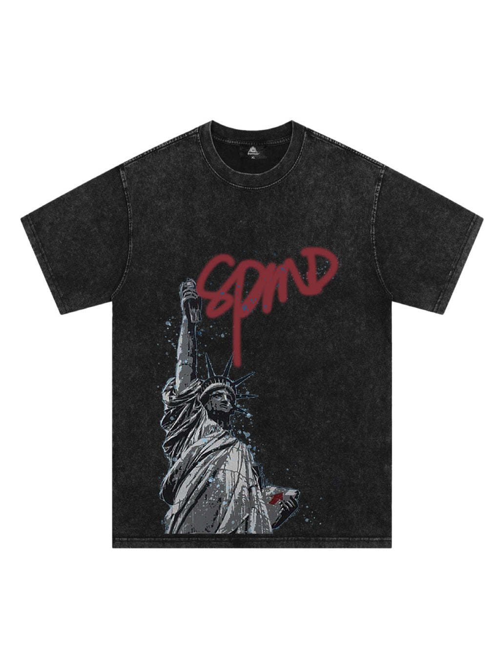 Statue of Liberty Graphic T-Shirt for Men – Casual Streetwear Tee for Spring and Summer