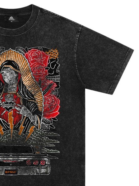 Vintage-Inspired Graphic T-Shirt with Car Illustration – Casual Cotton Streetwear Tee for Spring and Summer