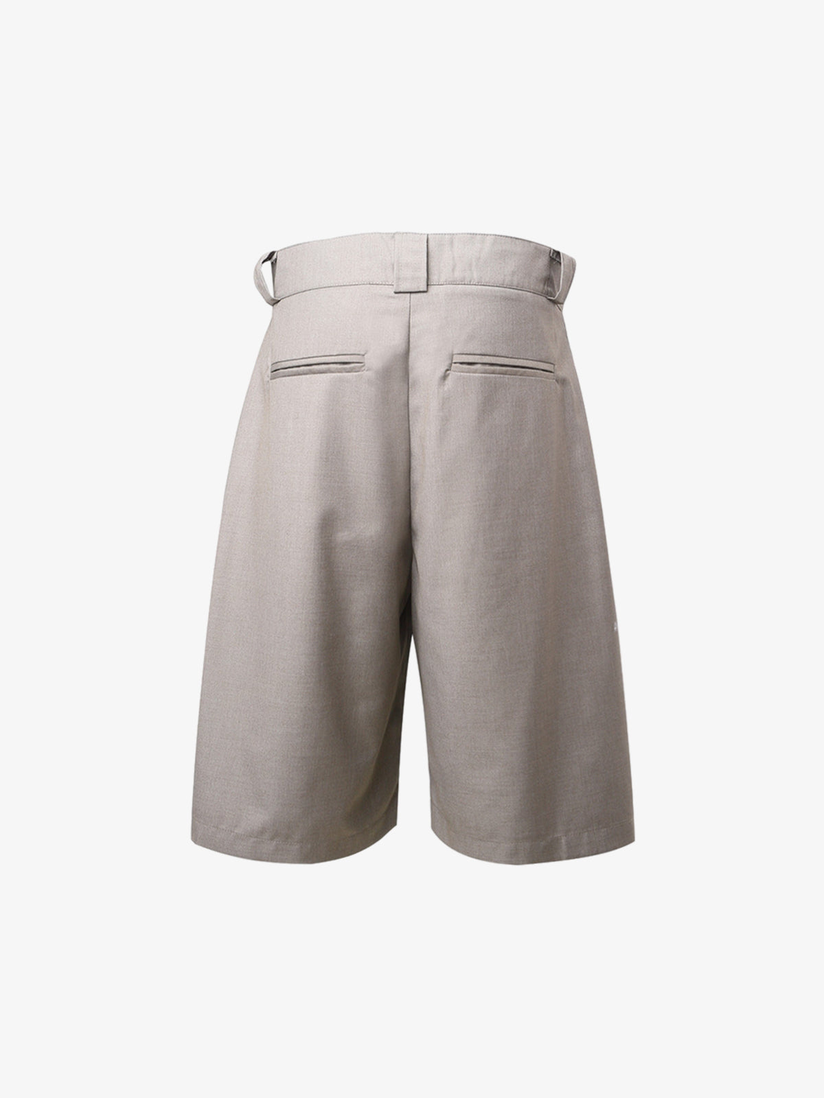 Men’s Black Wide-Leg Shorts with Tassel Accent and Asymmetrical Hem – Stylish Warm-Weather Streetwear