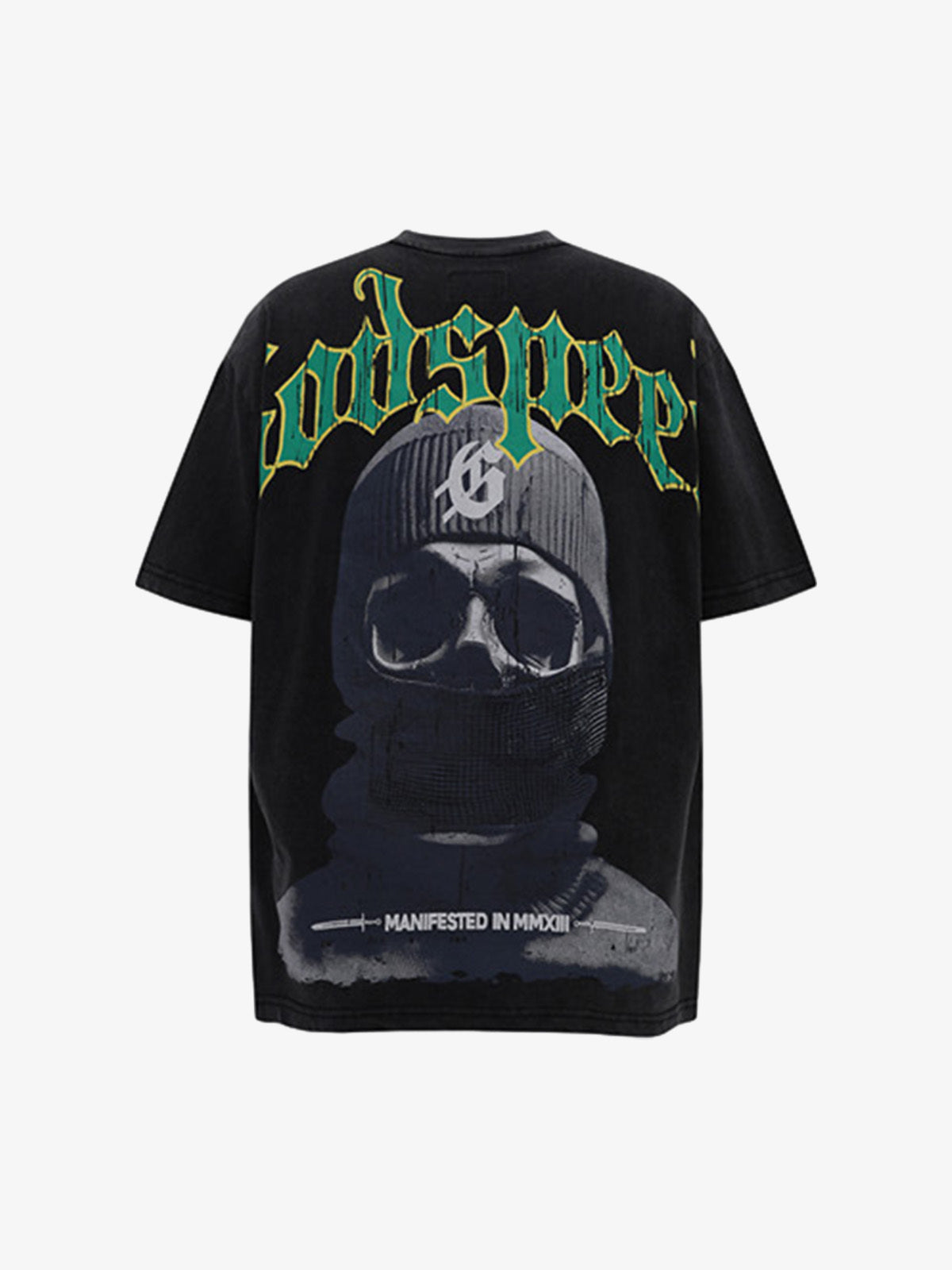 Graphic Skull T-Shirt for Men – Casual Cotton Streetwear Tee for Spring and Summer